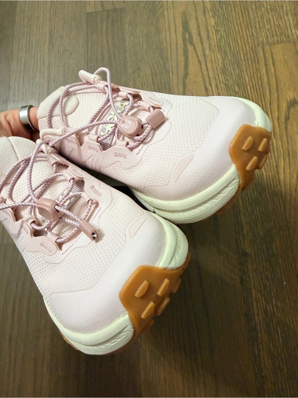 Hoka Transport "Cosmic Pearl" sneakers Women's Light Pink Trail Sneakers 5.5B - Picture 6 of 10